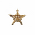 14K Gold Diamond Star Pendant