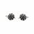 18K & 14K Gold, Pearl & Sapphire Glass Pierced Earrings