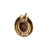 Back view of a 14K Gold Opal Doublet Pierced Post Earring