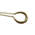 14K gold Victorian lucky horseshoe necklace