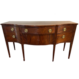 18th Century American Federal Mahogany Sideboard full front