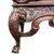 18th Century Irish George II Mahogany Console Table another closeup view of leg carving