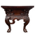 18th Century Irish George II Mahogany Console Table end view full