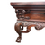 18th Century Irish George II Mahogany Console Table view of end carvings