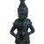 18th Century Japanese Bronze Standing Figure closeup face