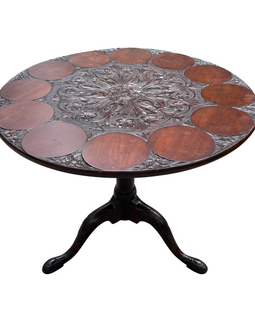 19th Century English Mahogany Supper Table side view