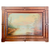 Antique Oil on Panel 19th C Adirondack Landscape Paintings Pair in Walnut Frames