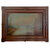 19th‑century Adirondack landscape painting  in carved walnut frame