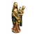 16th/17th Century Carved Polychromed Madonna And Child