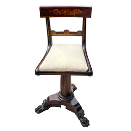 Elegant Pair of English George III Style Carved Mahogany Wine Tables top angle