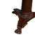 View of feet on American Classical Mahogany Center Table