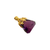 Antique Art Nouveau 14 K Gold And Amethyst Fob Circa 1900
