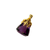 Antique Art Nouveau 14 K Gold And Amethyst Fob Circa 1900