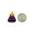 Antique Art Nouveau 14 K Gold And Amethyst Fob Circa 1900