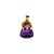 Antique Art Nouveau 14K gold amethyst fob pendant circa 1900