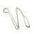 Antique gold horseshoe pendant with 21 rose‑cut diamonds