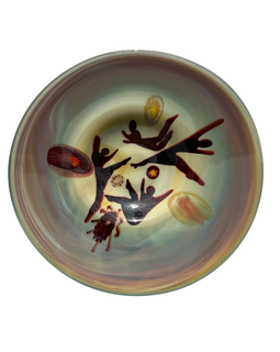 Elodie Holmes - Liquid Light Glass Studio Glass Platter 2007
