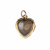 Rare 18K Gold Victorian Heart Shaped Hair Locket With Pearls and Enamel