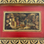 Chinoiserie garden scene tray 19th century papier mâché