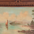 Antique Oil on Panel 19th C Adirondack Landscape Paintings Pair in Walnut Frames