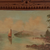 Chip‑carved walnut framed Adirondack landscape paintings