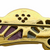 18K Gold Diamond, Amethyst & Aquamarine Car Pin Brooch