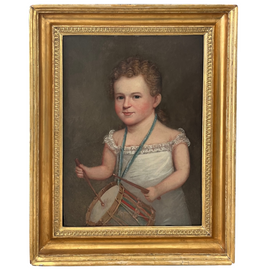 Drummer Boy Painting in Frame
