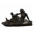 Early Makovsky bronze sculpture with rich patina and textured surface