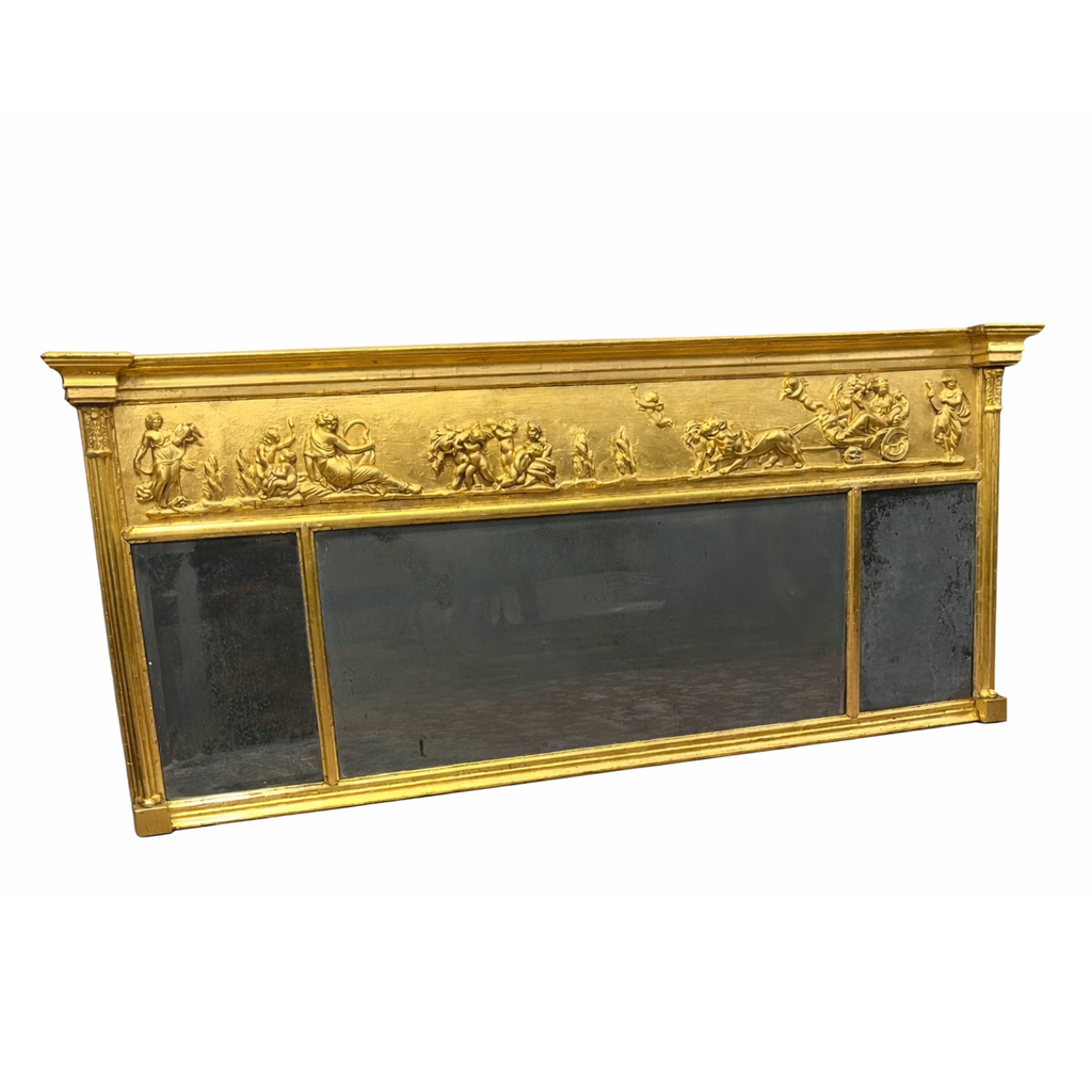 Full view of Early Nineteenth Century Gilt Classical Mirror Circa 1820