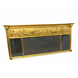 Full view of Early Nineteenth Century Gilt Classical Mirror Circa 1820