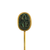 Back view of Egyptian Revival 14 K Gold Scarab Stick Pin C 1880