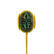 Closeup back view of Egyptian Revival 14 K Gold Scarab Stick Pin C 1880