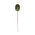 Full vew of Egyptian Revival 14 K Gold Scarab Stick Pin C 1880