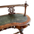 English 19th Century Kidney Shaped Desk closeup desktop