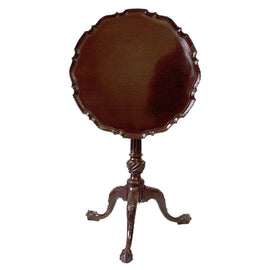 English George III Mahogany Pie Crust Table 1770