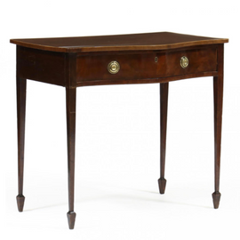 English George III Side Table Circa 1800 side corner view