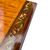 English Regency Painted Satinwood Sofa Table Circa 1810 closeup floral