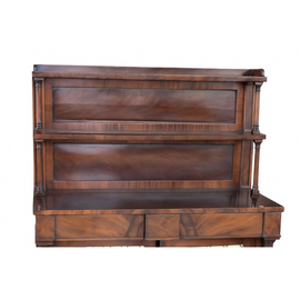 English William IV Rosewood Side Cabinet Chiffonier C 1830 top view