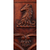 Carved horse‑head heraldic shield on English William IV mahogany hall chair with deep relief acanthus and scroll motifs, circa 1830