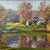 American Impressionist Landscape Painting Oil C. 1940
