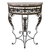 French Art Deco steel and marble console table circa 1920