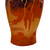 French Charder Art Glass Vase bottom closeup of maker's mark