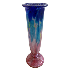 French Schneider Glass Vase Circa 1920 another closer full view
