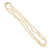 Full 32-inch strand of creamy ivory cultured pearls with a 14K white gold filigree clasp