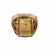 Large Men's Black Hills Gold Leaf & Grape Design 10K Gold Ring