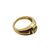 Vintage 14K Gold Peridot And Diamond Men’s Ring Circa 1950