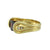 18K Gold Diamond and Garnet Ring