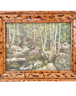 J. Vance Miller 1970 oil landscape “Waning Summer on Little Stony”