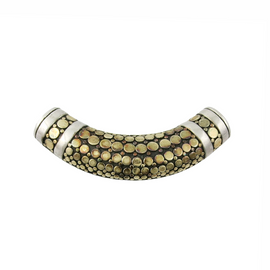 John Hardy Dot 18K Gold & Sterling Silver Slide Pendant 