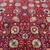 White, yellow and black Flower designs on red background Large Vintage Red Ground Persian Tabriz Carpet